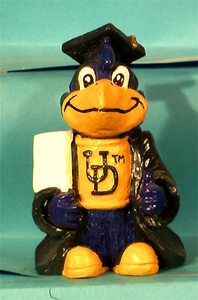 Delaware Blue Hens Mascot Graduate Figurine