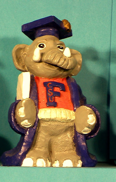 Cal State Fullerton Titans Mascot Graduate Figurine