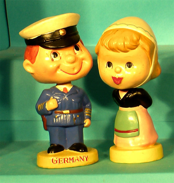 Vintage Germany Kissing Bobblehead
