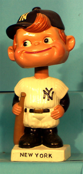 Vintage New York Yankees white base bobblehead