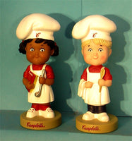 Campbell's Soup Bobblehead boy and Girl