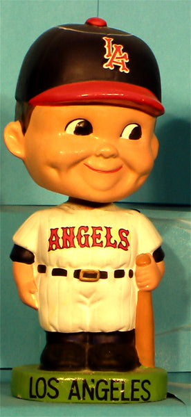 Vintage Los Angeles Angels green base bobblehead