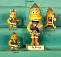 Augustana College Vikings Bobblehead Mascot Set
