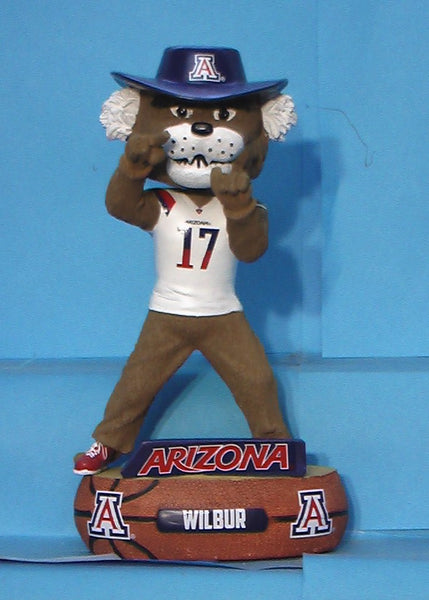 Arizona Wildcats Wilbur Mascot bobblehead by Forever Collectibles