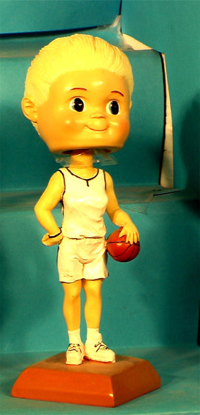 Basketball Girl Paintable Bobblehead