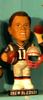 Drew Bledsoe New England Patriots NFL Bobblehead