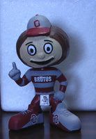 Ohio State Buckeyes mini mascot brutis bobbleheadby FC