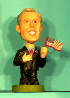 George Bush Bobblehead with flag