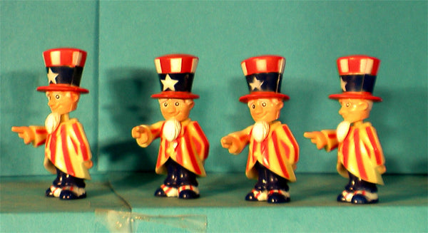 Uncle Sam Cake Topper Bobbleheads