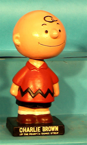 Vintage Peanuts Charley Brown '60's Bobblehead