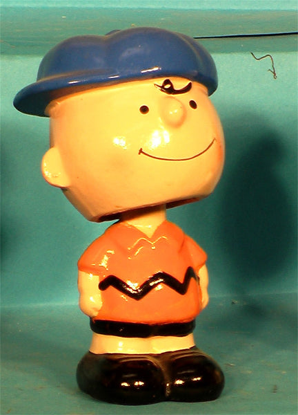 Vintage Peanuts Charlie Brown mini bobblehead