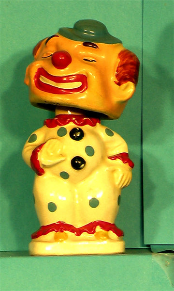 Vintage clown nodder bobblehead