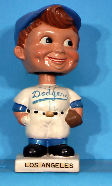 Vintage Los Angeles Dodgers White Base Bobblehead