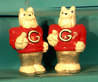 Georgia Bulldogs Mascot Salt & Pepper Shakers