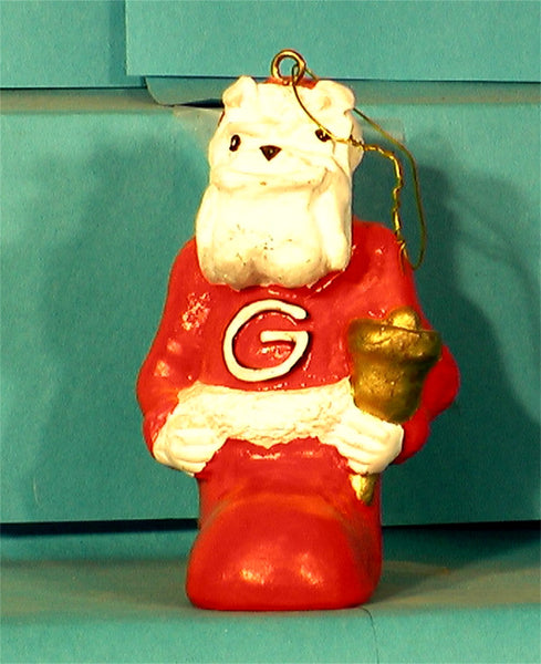 Georgia Bulldogs '00 NCAA Mascot Christmas Ornament