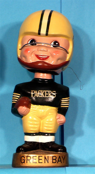Vintage Green Bay Packers Gold Base Bobblehead