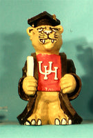 Houston Cougars Mascot Graduate Figurine