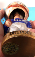 Vintage Detroit Lions gold base bobblehead