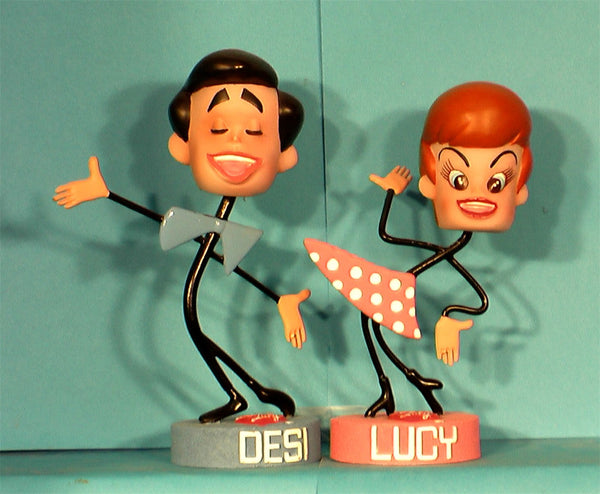 Lucy and Desi Arnez bobleheads