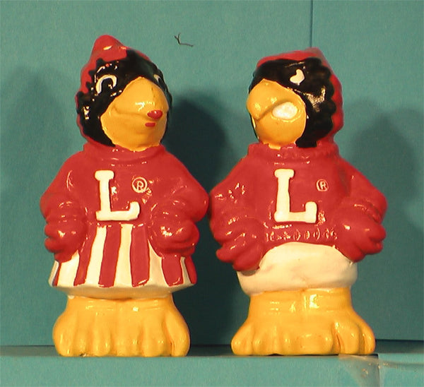 Louisville Cardinals Mascot Salt & Pepper Shakers