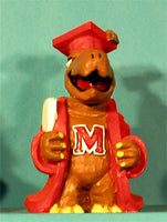 Maryland Terrapins Mascot Graduate Figurine