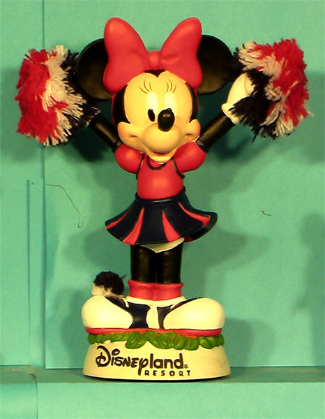Minnie Mouse Disney Cheerleader bobhead