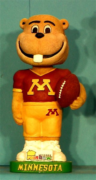 Minnesota Golden Gophers Mascot Goldy football bobblehead