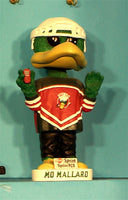 Quad Cities Mallards mascot Mo Mallard bobblehead