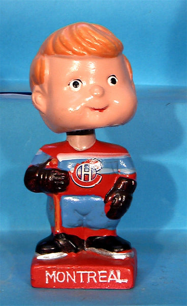 Vintage Montreal Canadians mini NHL bobblehead