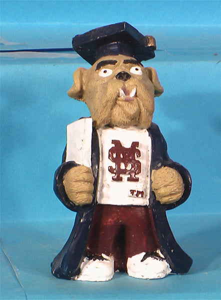 Mississippi State Bulldogs Mascot Graduate Figurine