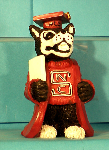 North Carolina State Wolfpack Mascot Graduate Figurine