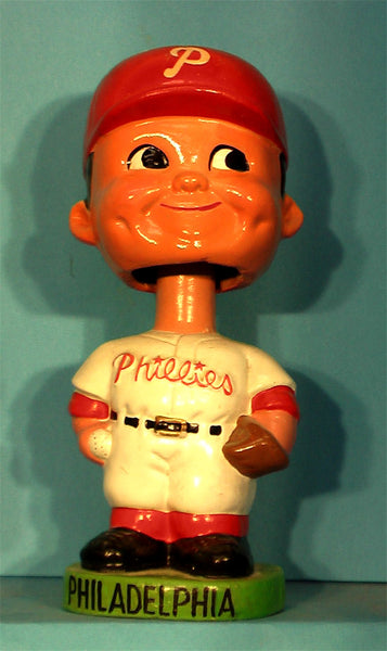 Vintage Philadelphia Phillies green Base  bobblehead ball and glove