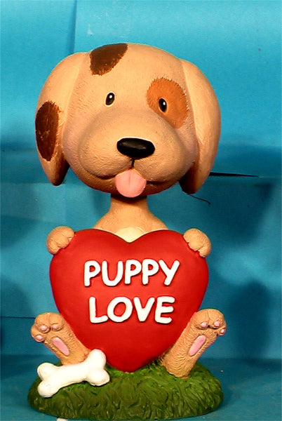 Valentine Puppy Love Bobblehead