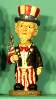 Uncle Sam Ceramic Bobblehead