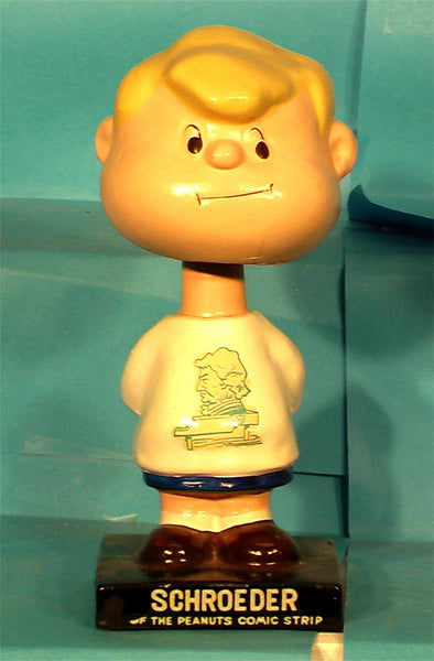Vintage Peanuts Schroeder Bobblehead Nodder