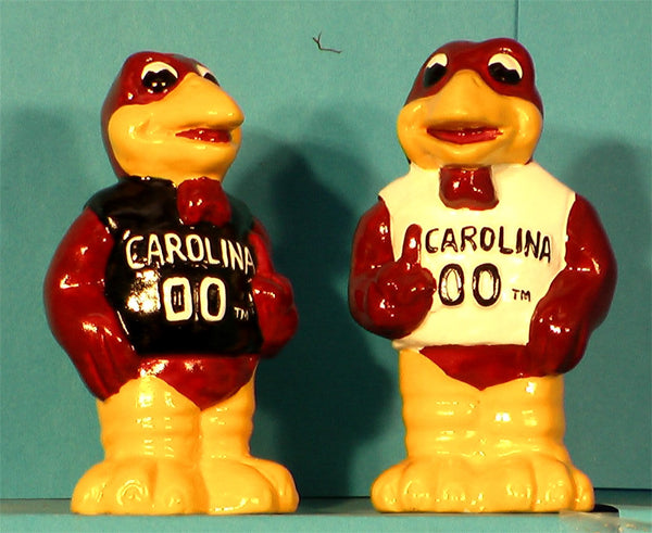 South Carolina Gamecocks Mascot Salt & Pepper Shakers