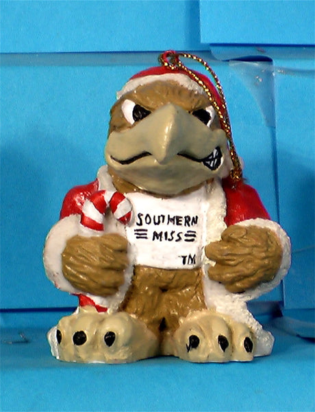 Southern Mississippi Golden Eagles '99 NCAA Mascot Christmas Ornament