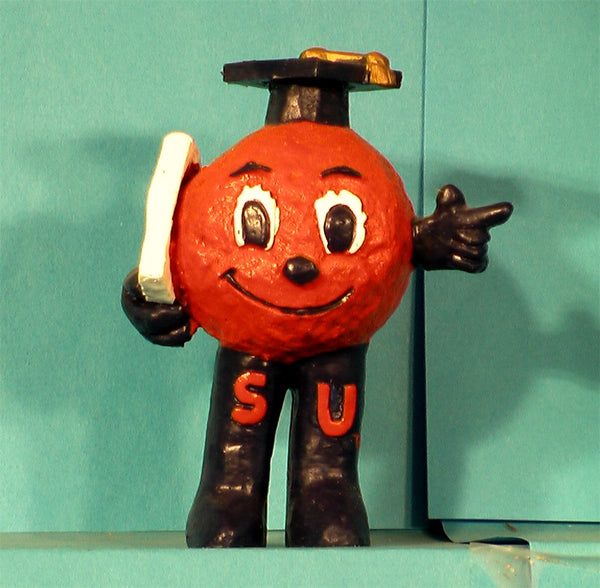 Syracuse Orange Mascot Graduate Figurine