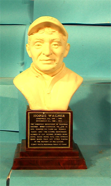 Honus Wagner 1963 Hall of Fame bust