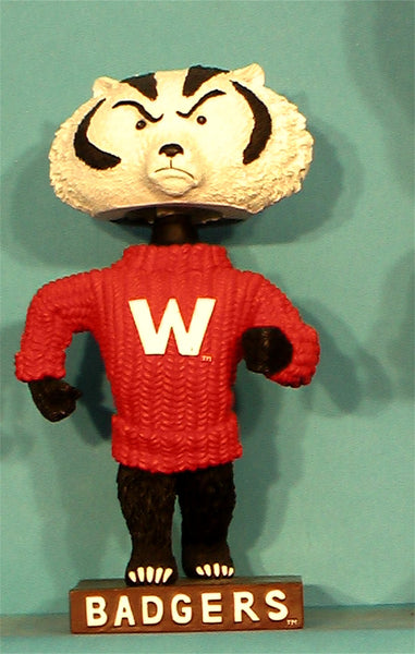Wisconsin Badgers Mascot Bucky 01  bobblehead