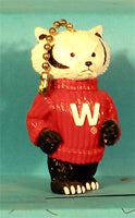 Wisconsin Badgers Mascot Chain Pull